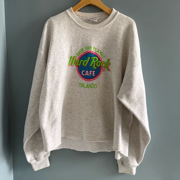 Hard Rock Cafe Orlando Save The Planet Sweatshirt - Picture 1 of 7